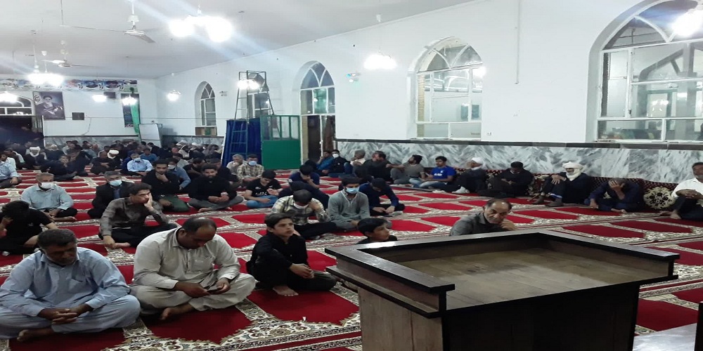 برگزاری مراسم عزاداری شهادت امام محمد باقر (ع) در مساجد زیرکوه