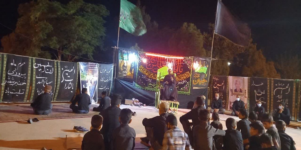 برگزاری مراسم عزاداری شب ششم محرم در شهرستان زیرکوه