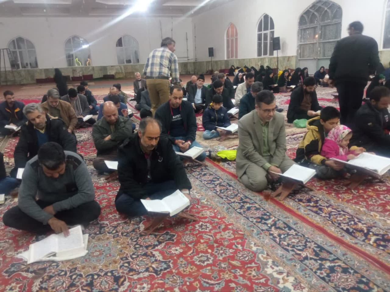 مراسم جزء خوانی 30 شب با قرآن در مساجد قائنات