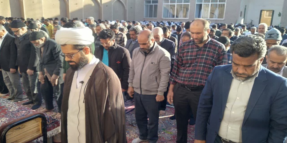 اقامه نماز عید سعید فطر در خوسف